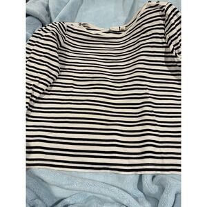 Chico's Striped Blouse Women's Size 2